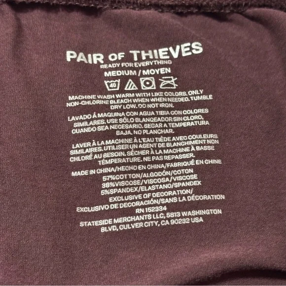 Pair Of Theives Lightweight Cotton Blend Joggers size M - Picture 5 of 9